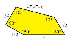 pentagonal tiling element