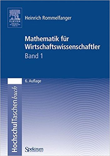 mathematik für wirtschaftswissenschaftler 1